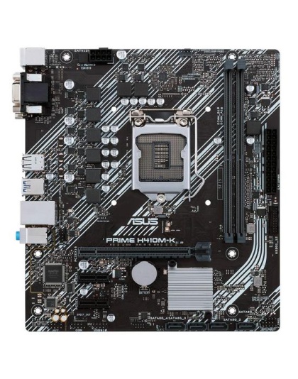 Placa Mãe Asus (1200) Prime H410M-K V/ s/ R/ DVI/ DDR4/ USB3.2/ Matx