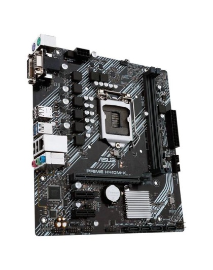 Placa Mãe Asus (1200) Prime H410M-K V/ s/ R/ DVI/ DDR4/ USB3.2/ Matx