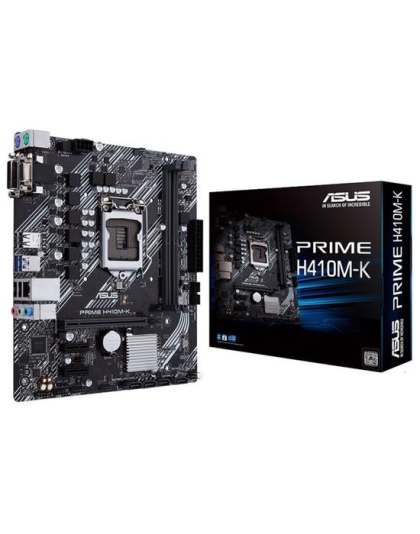 Placa Mãe Asus (1200) Prime H410M-K V/ s/ R/ DVI/ DDR4/ USB3.2/ Matx