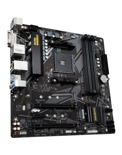 Placa Mãe Gigabyte B550M DS3H Socket AM4 / DDR4