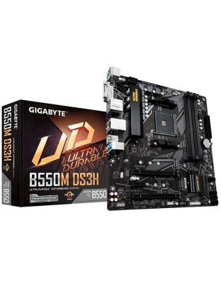 Placa Mãe Gigabyte B550M DS3H Socket AM4 / DDR4